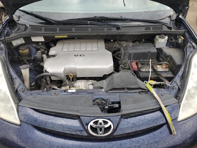 5TDZK23C27S013102 - 2007 TOYOTA SIENNA CE BLUE photo 12