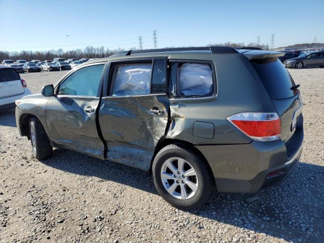 5TDBK3EHXBS053131 - 2011 TOYOTA HIGHLANDER BASE أخضر صورة 2