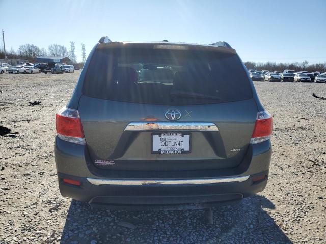 5TDBK3EHXBS053131 - 2011 TOYOTA HIGHLANDER BASE أخضر صورة 6