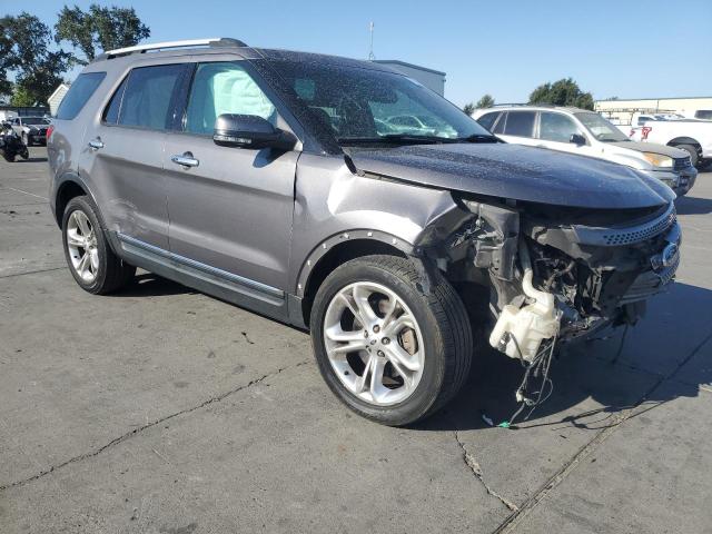 1FM5K7F84DGB59019 - 2013 FORD EXPLORER LIMITED GRAY photo 4