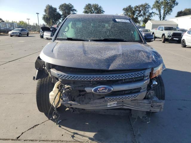 1FM5K7F84DGB59019 - 2013 FORD EXPLORER LIMITED GRAY photo 5