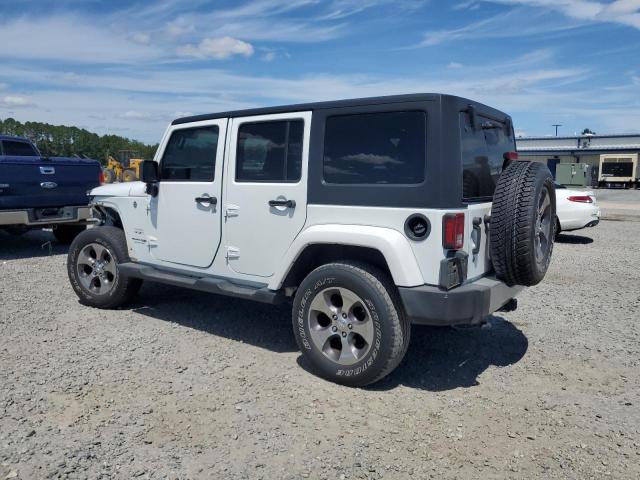 1C4BJWEG5JL936498 - 2018 JEEP WRANGLER UNLIMITED SAHARA 白色 照片 2