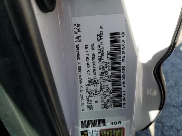 3TYRX5GN4MT006571 - 2021 TOYOTA TACOMA ACCESS CAB Beyaz fotoğraf 12