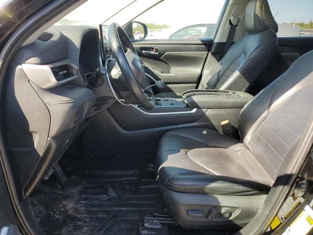 5TDGZRAH6LS501750 - 2020 TOYOTA HIGHLANDER XLE BLACK photo 7