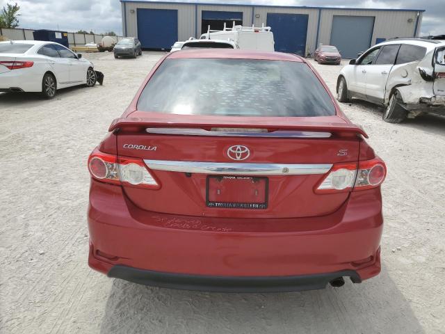 5YFBU4EE2DP183888 - 2013 TOYOTA COROLLA BASE RED photo 6