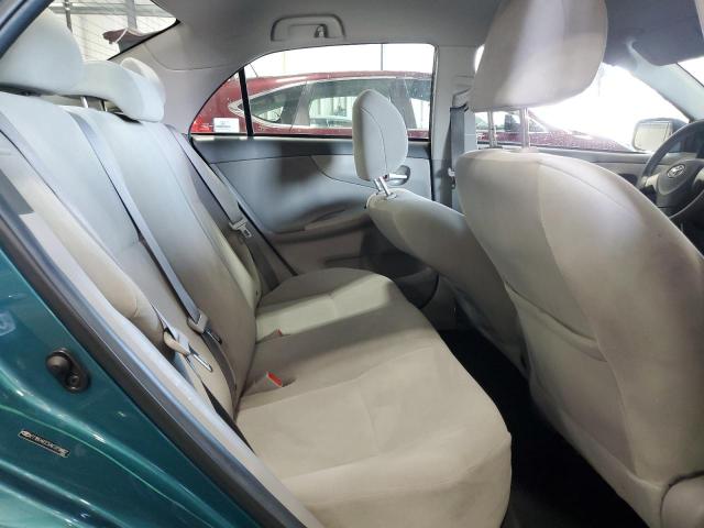 2T1BU4EE5AC379867 - 2010 TOYOTA COROLLA BASE TEAL photo 10