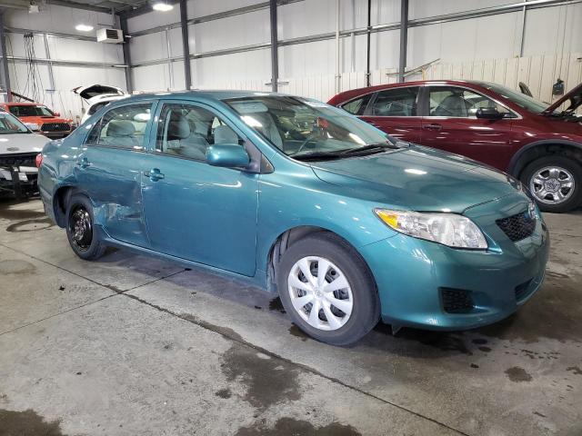 2T1BU4EE5AC379867 - 2010 TOYOTA COROLLA BASE TEAL photo 4