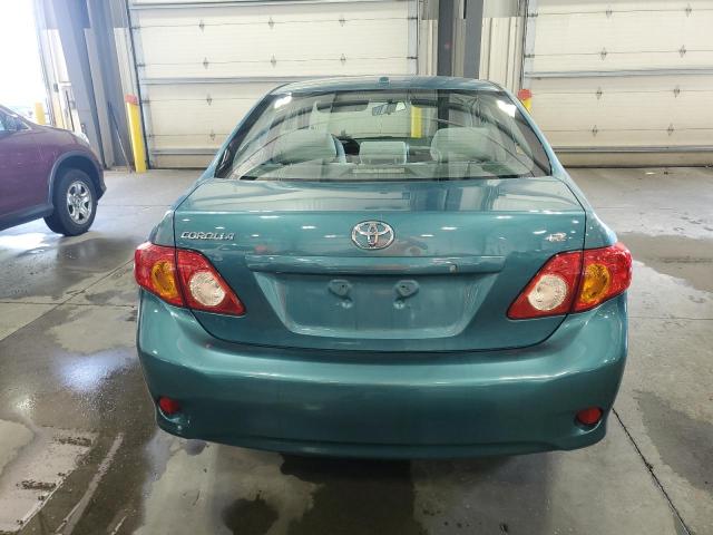 2T1BU4EE5AC379867 - 2010 TOYOTA COROLLA BASE TEAL photo 6