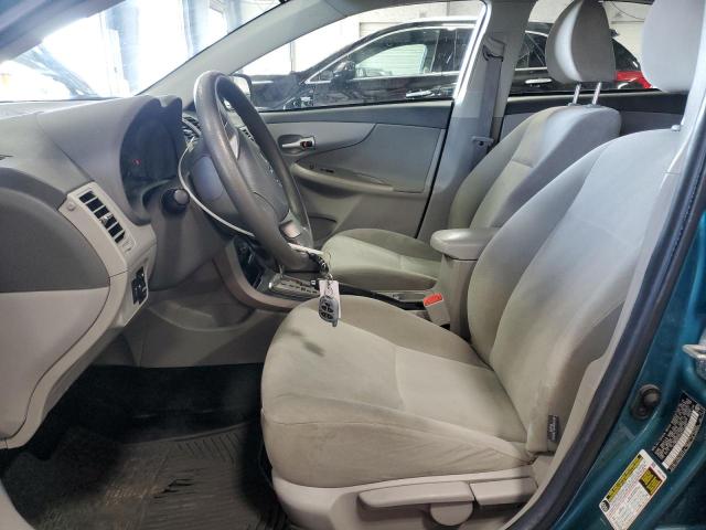 2T1BU4EE5AC379867 - 2010 TOYOTA COROLLA BASE TEAL photo 7