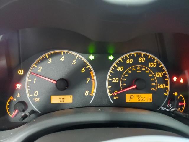 2T1BU4EE5AC379867 - 2010 TOYOTA COROLLA BASE TEAL photo 9