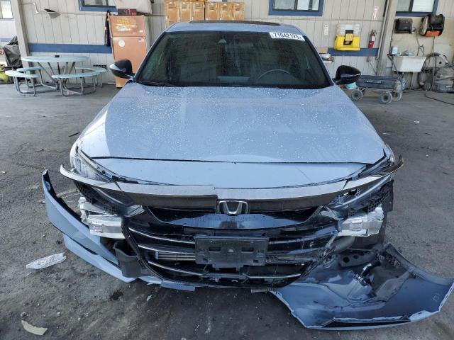 1HGCV2F32NA013444 - 2022 HONDA ACCORD SPORT GRAY photo 5