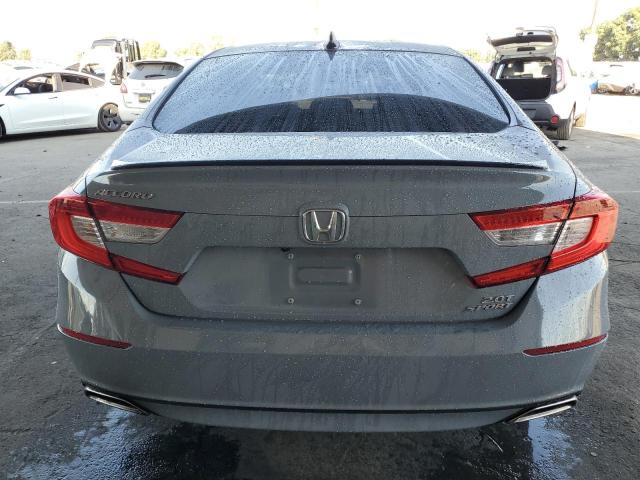 1HGCV2F32NA013444 - 2022 HONDA ACCORD SPORT GRAY photo 6