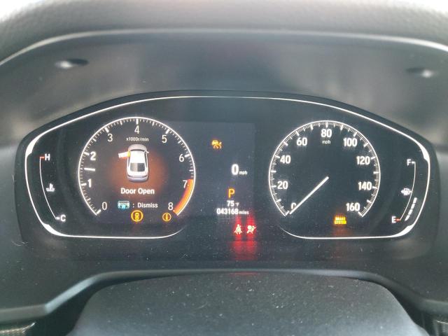 1HGCV2F32NA013444 - 2022 HONDA ACCORD SPORT GRAY photo 9