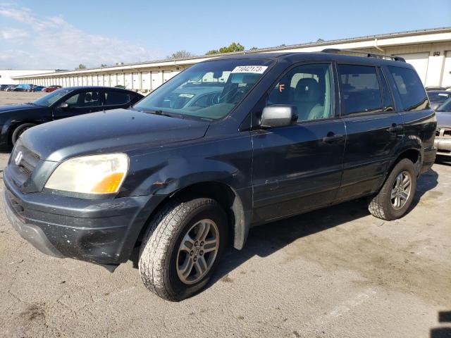 5FNYF18595B026130 - 2005 HONDA PILOT EXL GRAY photo 1