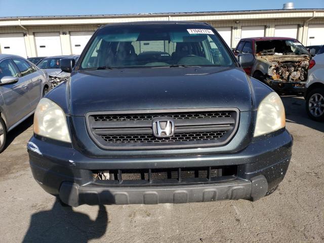 5FNYF18595B026130 - 2005 HONDA PILOT EXL GRAY photo 5