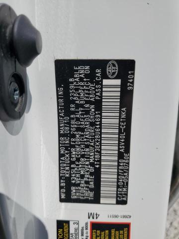 4T1BF3EK2BU644691 - 2011 TOYOTA CAMRY BASE Білий фото 12