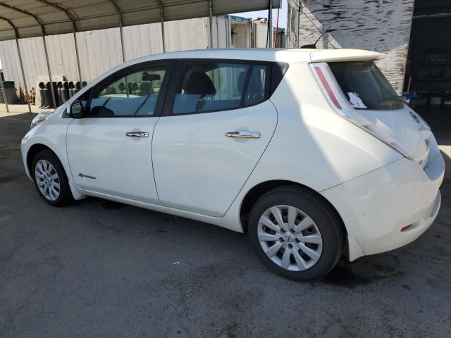 1N4AZ0CP0GC310389 - 2016 NISSAN LEAF S WHITE photo 2