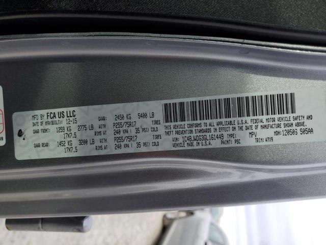 1C4BJWDG3GL161449 - 2016 JEEP WRANGLER U SPORT ვერცხლისფერი ფოტო 12