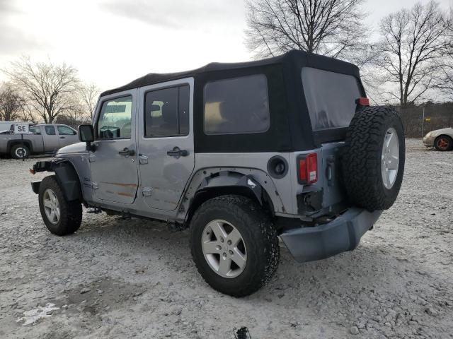 1C4BJWDG3GL161449 - 2016 JEEP WRANGLER U SPORT ვერცხლისფერი ფოტო 2