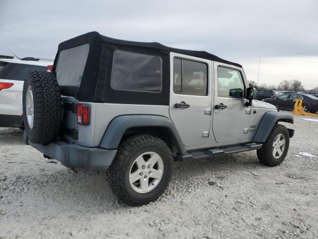 1C4BJWDG3GL161449 - 2016 JEEP WRANGLER U SPORT ვერცხლისფერი ფოტო 3