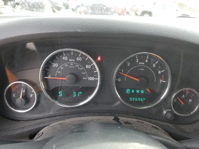 1C4BJWDG3GL161449 - 2016 JEEP WRANGLER U SPORT ვერცხლისფერი ფოტო 9