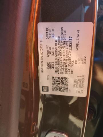 1GCGSBEC7P1182517 - 2023 CHEVROLET COLORADO ყავისფერი ფოტო 12