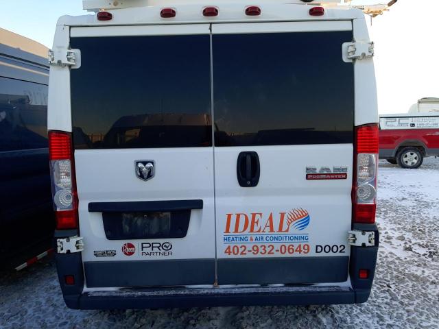 3C6TRVAG7HE512229 - 2017 RAM PROMASTER 1500 STANDARD WHITE photo 6