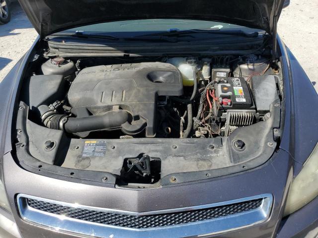 1G1ZC5E0XCF199119 - 2012 CHEVROLET MALIBU 1LT Сұр фото 11