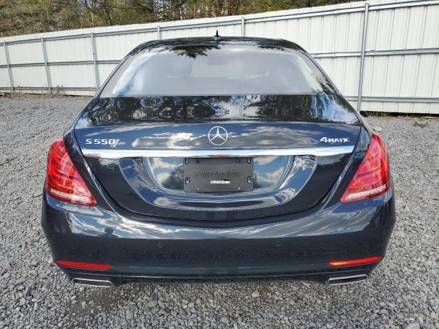 WDDUG8FB1HA299689 - 2017 MERCEDES-BENZ S 550 4MATIC BLUE photo 6