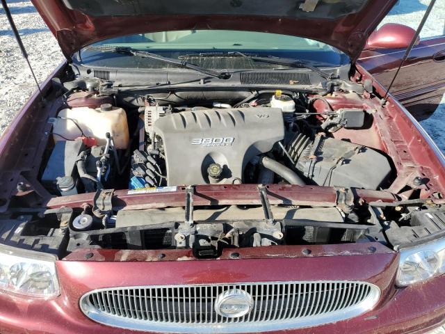 1G4HP54KX1U178124 - 2001 BUICK LESABRE CUSTOM BURGUNDY photo 11