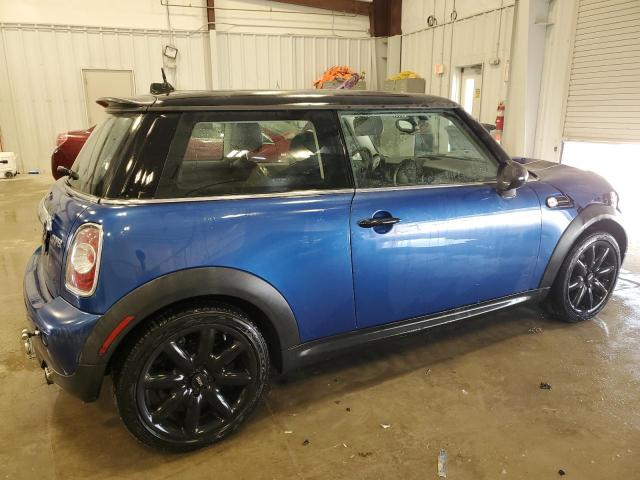 WMWSU3C55DT370478 - 2013 MINI COOPER BLUE photo 3