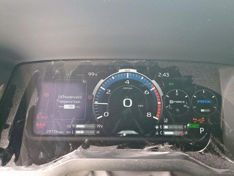 5TFNC5DB4RX070305 - 2024 TOYOTA TUNDRA CREWMAX PLATINUM Weiß Foto 9