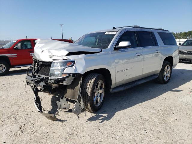 1GNSKJKC3FR149403 - 2015 CHEVROLET SUBURBAN K1500 LT SILVER photo 1