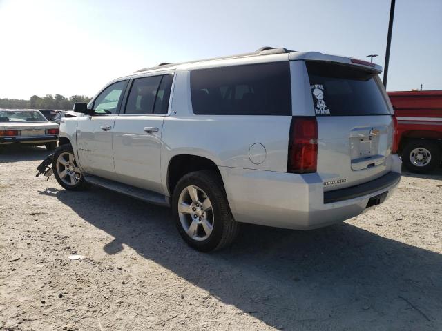 1GNSKJKC3FR149403 - 2015 CHEVROLET SUBURBAN K1500 LT SILVER photo 2