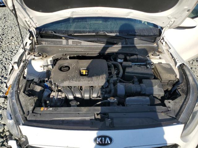 3KPF24AD2KE135701 - 2019 KIA FORTE FE WHITE photo 11