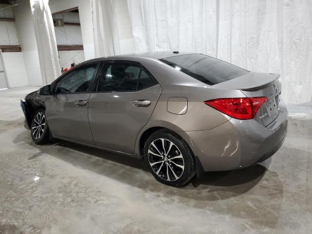 2T1BURHE4HC902170 - 2017 TOYOTA COROLLA L GRAY photo 2