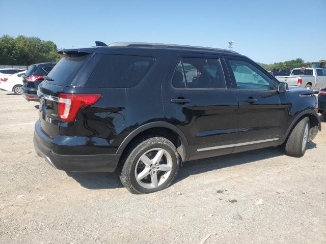 1FM5K8D89HGD56928 - 2017 FORD EXPLORER XLT أسود صورة 3