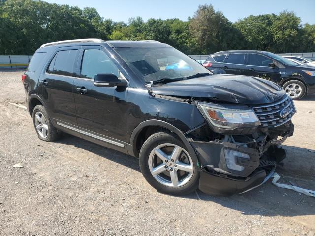 1FM5K8D89HGD56928 - 2017 FORD EXPLORER XLT أسود صورة 4