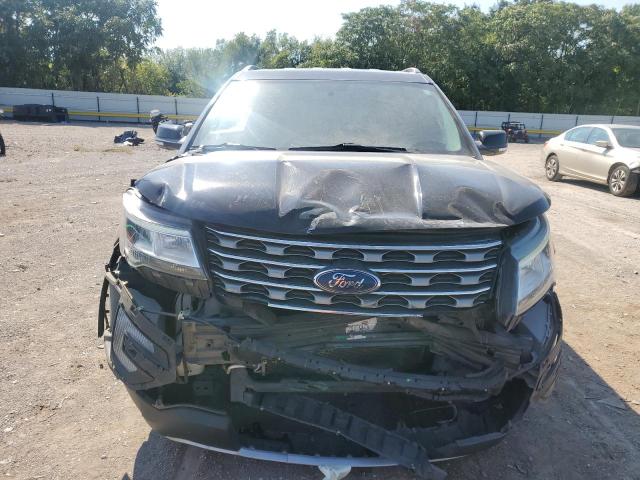 1FM5K8D89HGD56928 - 2017 FORD EXPLORER XLT أسود صورة 5