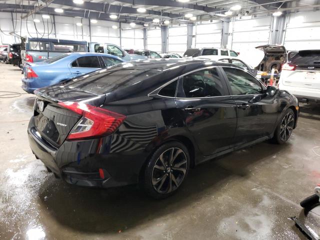 2HGFC2F88KH590605 - 2019 HONDA CIVIC SPORT 黑色 照片 3