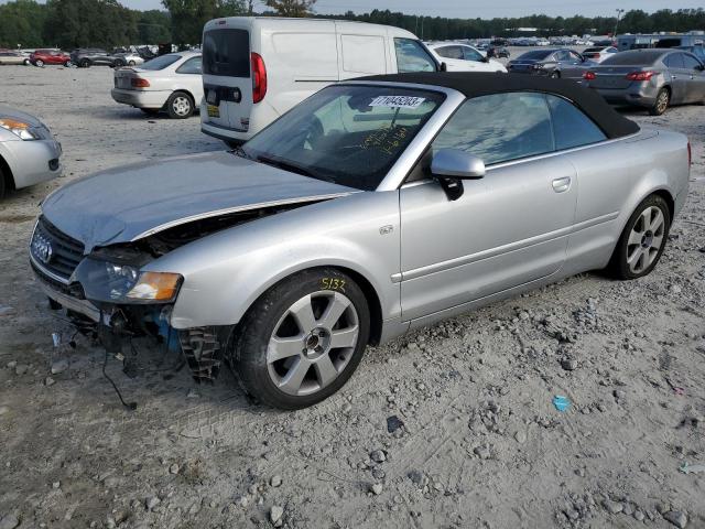 WAUDT48H55K016164 - 2005 AUDI A4 QUATTRO CABRIOLET SILVER photo 1