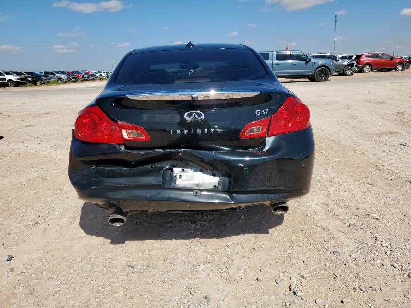 JN1CV6APXDM716094 - 2013 INFINITI G37 BASE BLACK photo 6