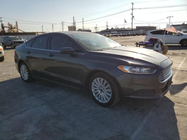 3FA6P0UU6GR318580 - 2016 FORD FUSION S HYBRID GRAY photo 4