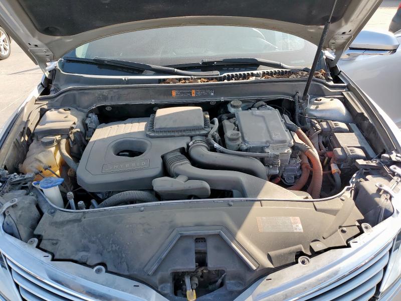 3LN6L2LU4GR602241 - 2016 LINCOLN MKZ HYBRID Gümüş foto 11