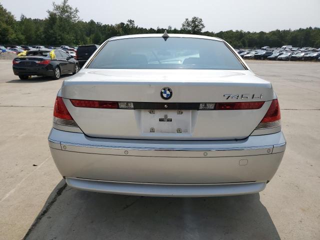 WBAGN63444DS47664 - 2004 BMW 745 LI SILVER photo 6