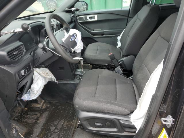 1FM5K8AC4PGA20109 - 2023 FORD EXPLORER POLICE INTERCEPTOR Negro foto 7