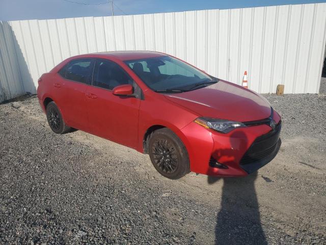 5YFBURHE3JP825670 - 2018 TOYOTA COROLLA L RED photo 4