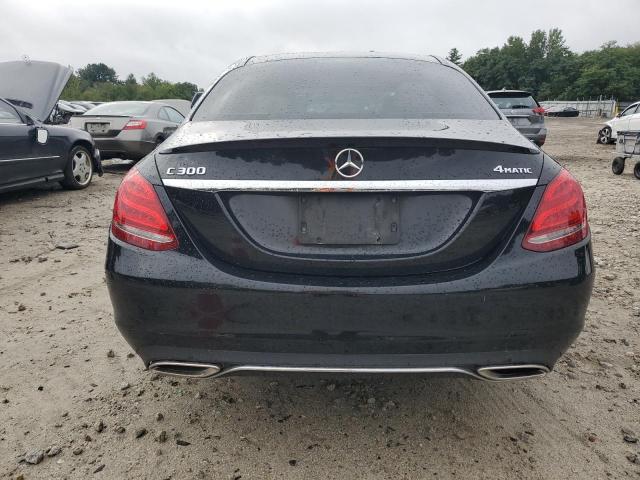55SWF4KB3JU235010 - 2018 MERCEDES-BENZ C 300 4MATIC BLACK photo 6