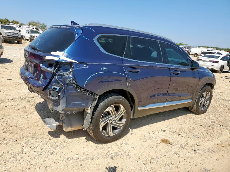 5NMS24AJ0NH436078 - 2022 HYUNDAI SANTA FE SEL BLUE photo 3