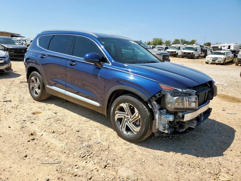 5NMS24AJ0NH436078 - 2022 HYUNDAI SANTA FE SEL BLUE photo 4